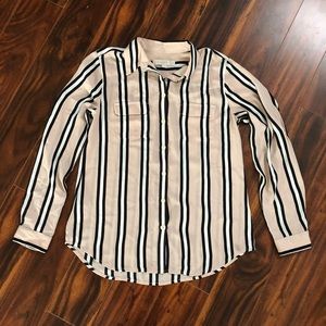 Long sleeve button down blouse